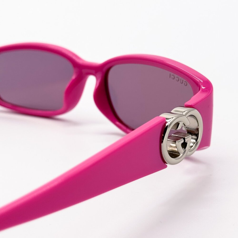 NEW GUCCI GG1661S 004 PINK WOMEN SUNGLASSES GUCCI - Picture 9 of 13